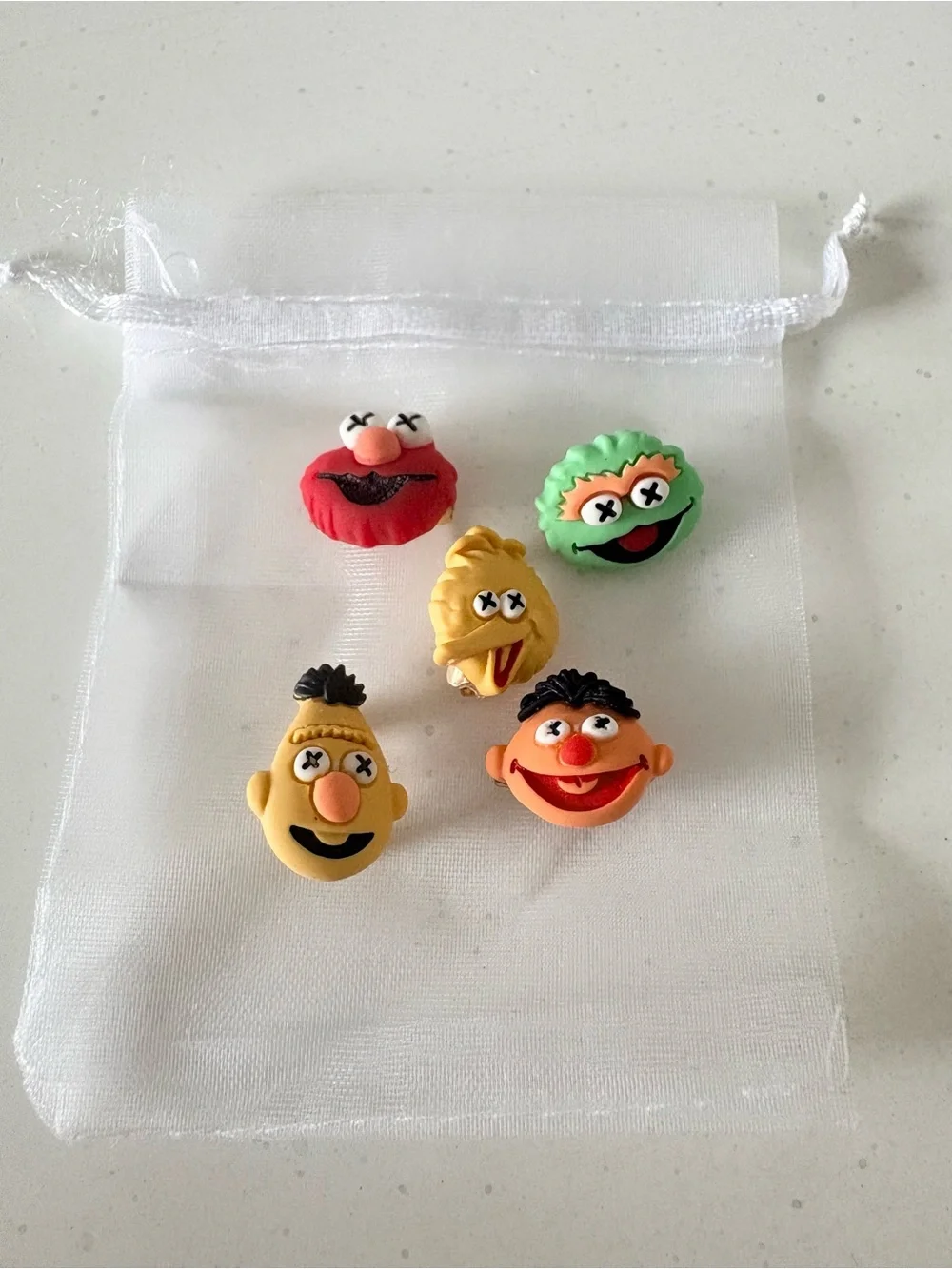 Sesame Street Character Pin Set - NEW